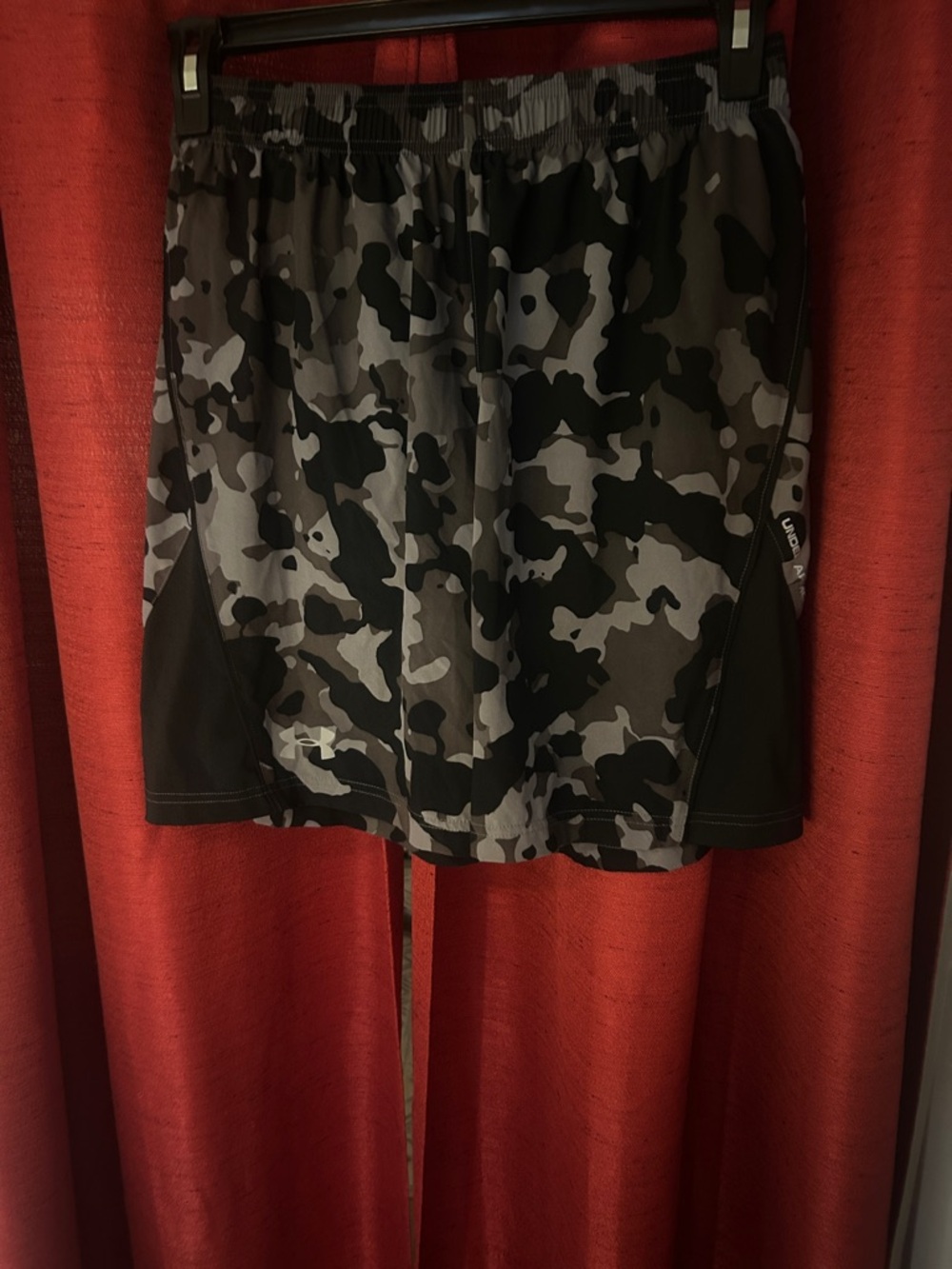 Gray Camo Athletic Shorts